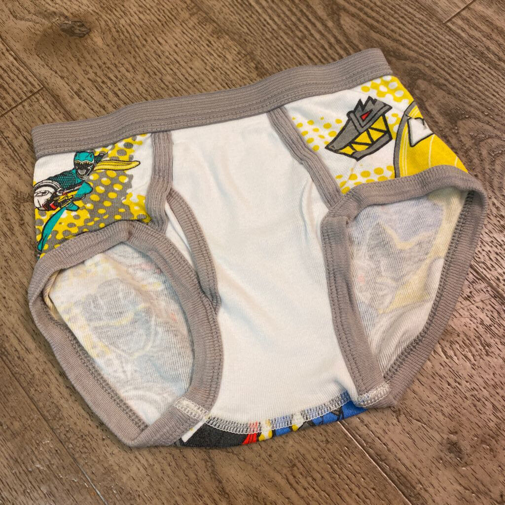 4: Grey Trim Power Ranger Underwear