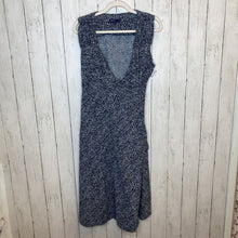 Load image into Gallery viewer, XL: Grey Leopard Print Wrap Dress
