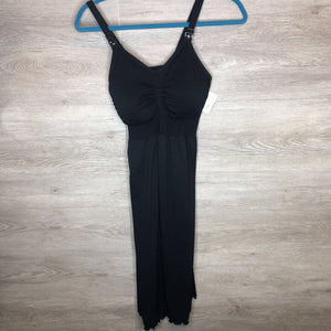 S: Black Nursing Slip