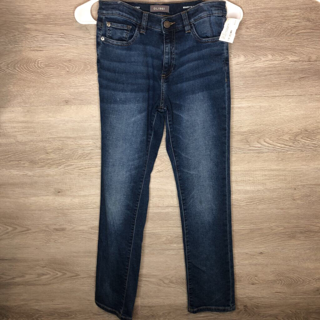 12: Dark Wash Brady Slim Jeans *retails $75