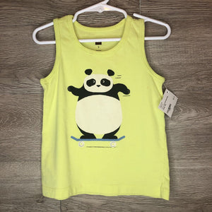 3: Lime Skateboarding Panda Tank