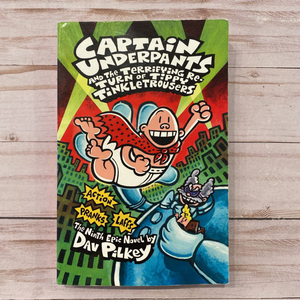 Used Book - The Adventures of Captain Underpants and the Terrifying Return...