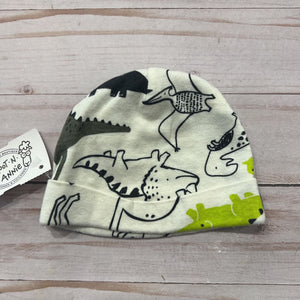 Dino Print Infant Hat