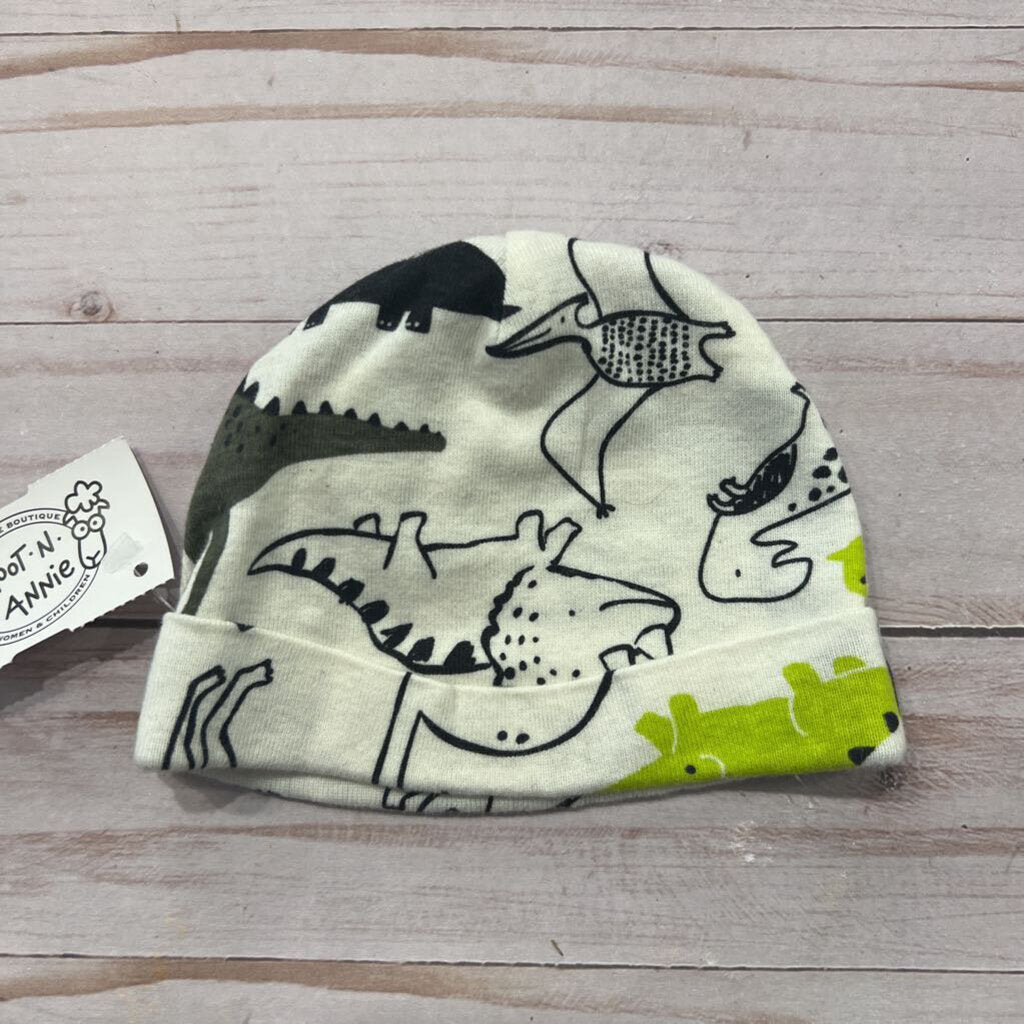 Dino Print Infant Hat