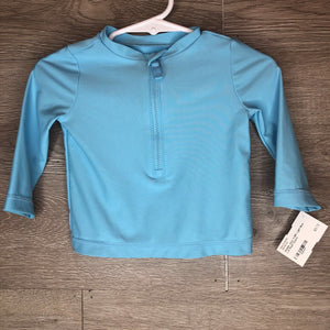 3-6M: Light Blue L/S Rash Guard