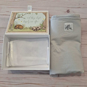 The Ollie World Baby Swaddle - Grey *retails $60