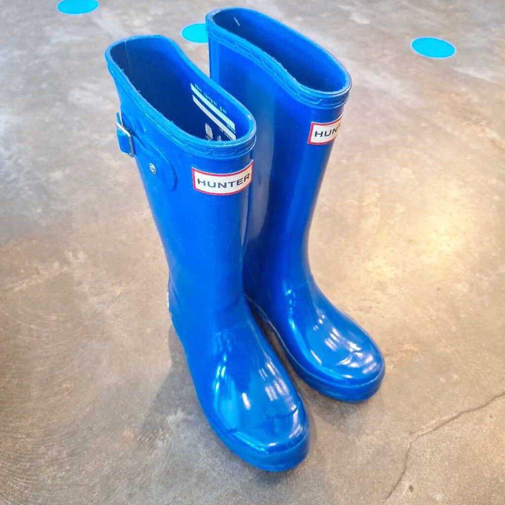 Size 4: Royal Blue Rain Boots