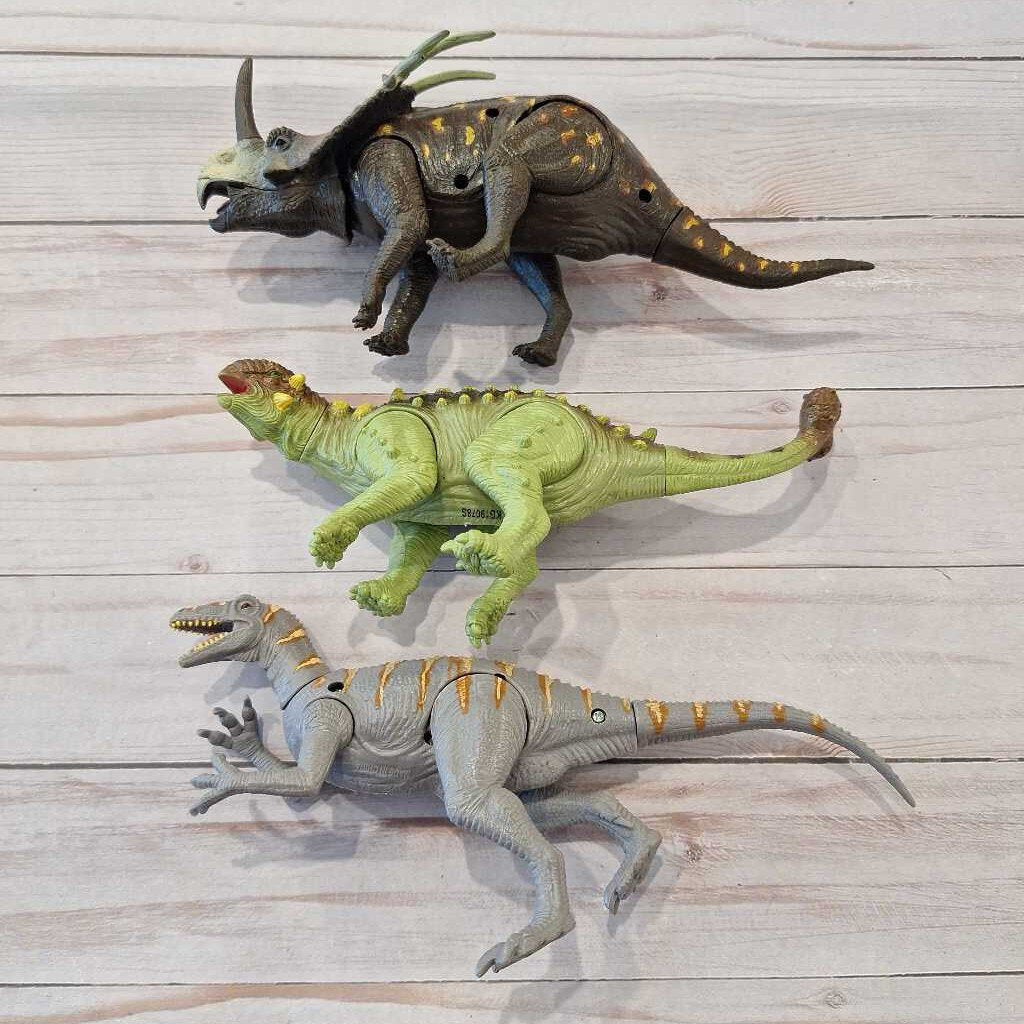 Set of 3 Dinosaur Figures