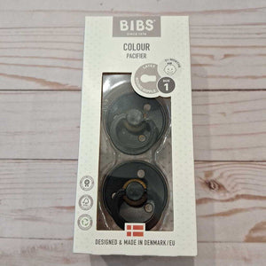 NEW Bibs Colour Pacifier Set - Black