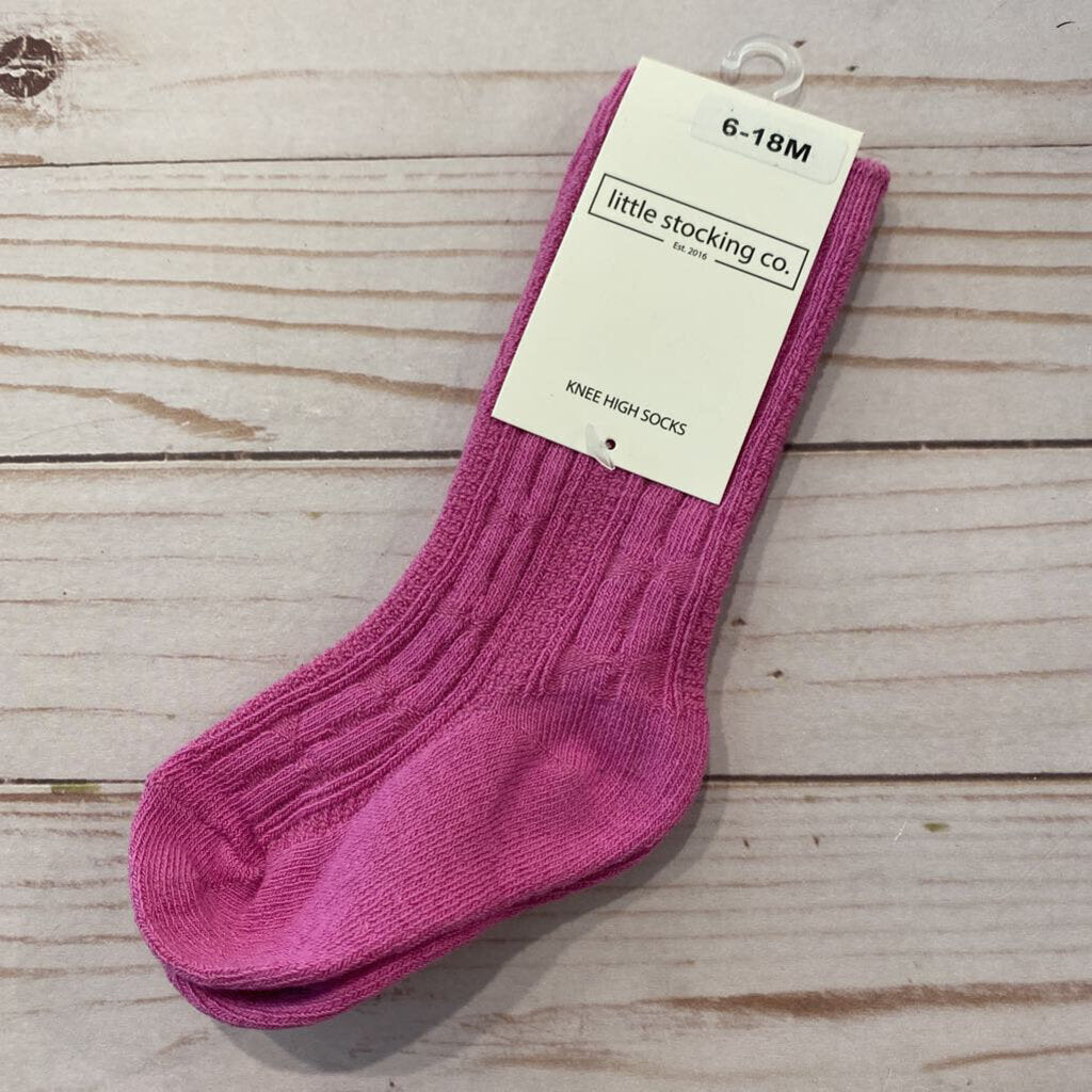 6-18M: NEW Lavender Knee-High Socks