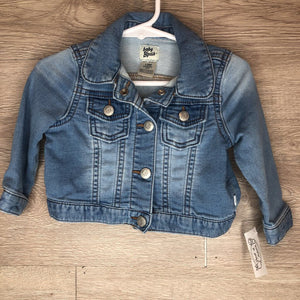 12M: Light Wash Soft Denim Jacket