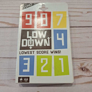 Uno Low Down Card Game