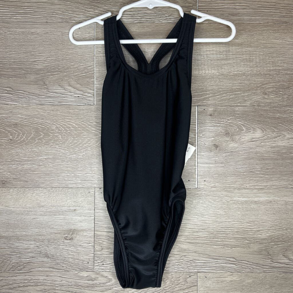 4: Black Keyhole Back Swimsuit