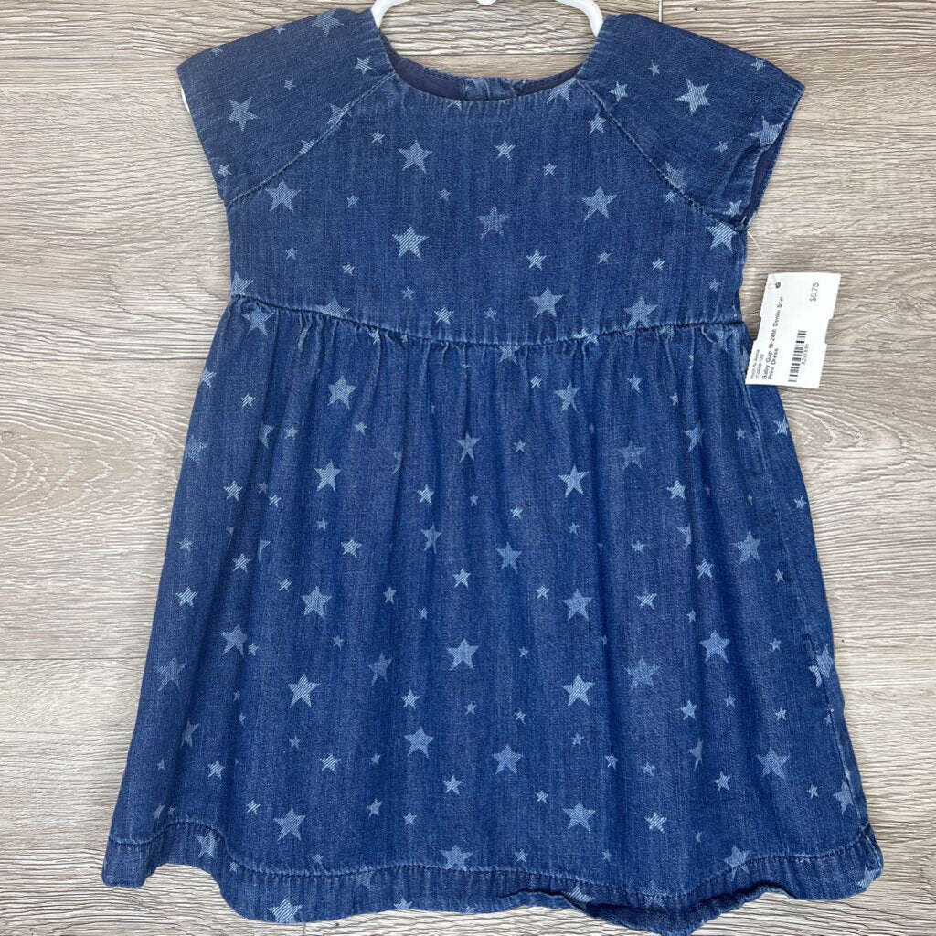 18-24M: Denim Star Print Dress