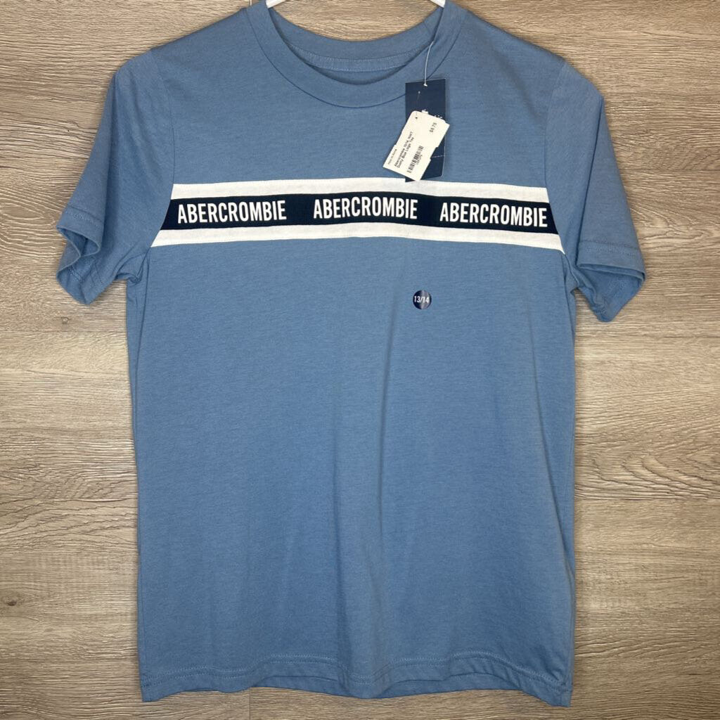 13/14: NWT Dusty Blue Logo Tee