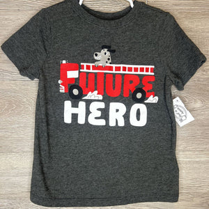 4T: Charcoal Future Hero Tee