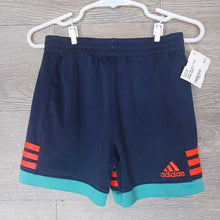 Load image into Gallery viewer, 12M: Navy + Aqua Athletic Shorts
