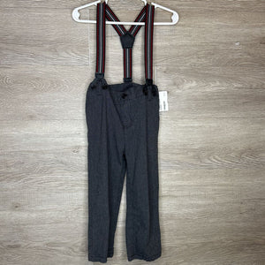 2T: Charcoal Slacks w Suspenders