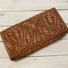 Load image into Gallery viewer, Cole Haan Genevieve Woven Clutch *retail $210
