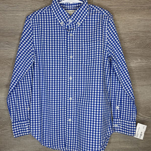 6/7: Blue Gingham Button-Up