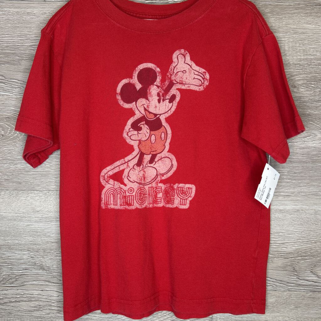 Fits Like 6/7: Red Mickey Tee