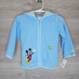 18M: Light Blue Mickey Hoodie