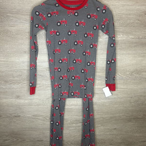 10: Charcoal Fire Engine Print 2pc Pajamas