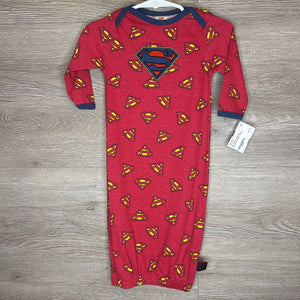 0-6M: Red Superman Graphic Sleeper