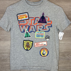 8: Grey Star Wars Patch Tee