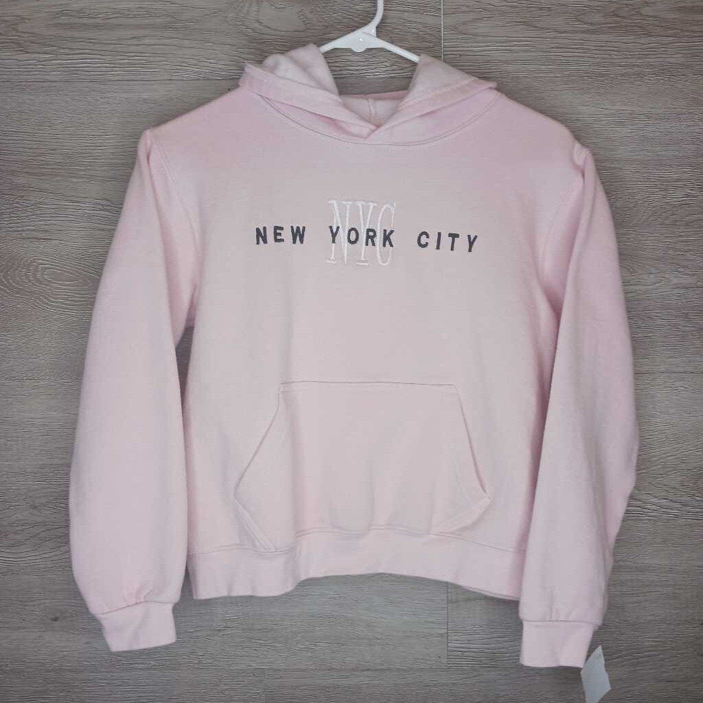 10/12: Pink Cropped NYC Hoodie