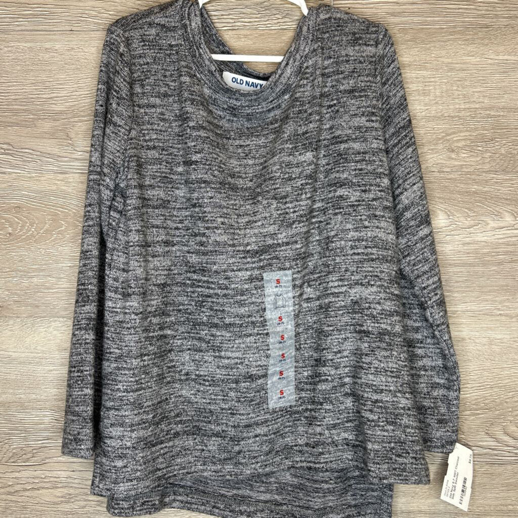 6-7: NWT Charcoal Side Split Sweater