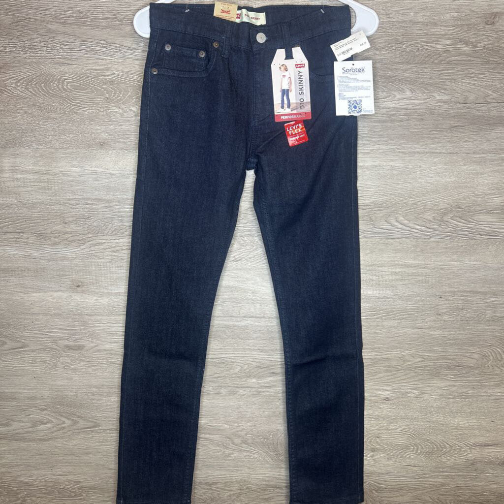 12: NWT Dark Wash 510 Skinny Jeans