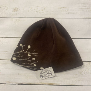 OS: Brown Branch Pattern Hat