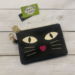 NEW Black Kitty Coin Purse