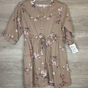 5-6: Beige Floral Dress