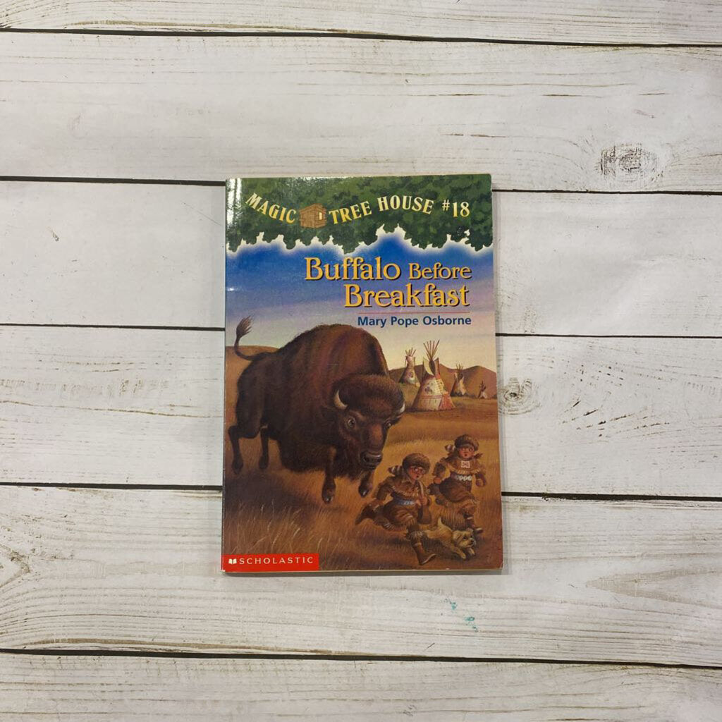 Used Book - Magic Tree House #18: Buffalo Before Breakfast