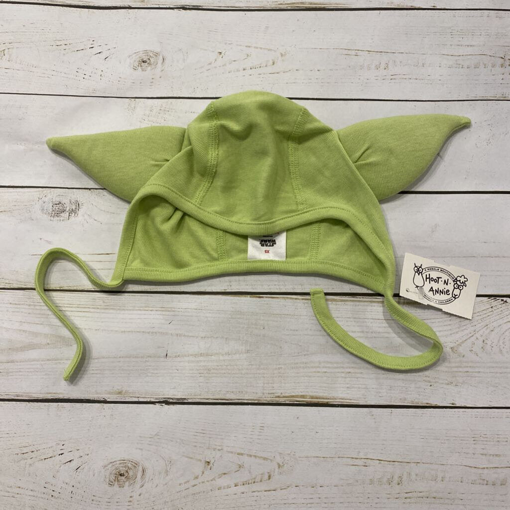 3-12M: Green Yoda Pilot Cap