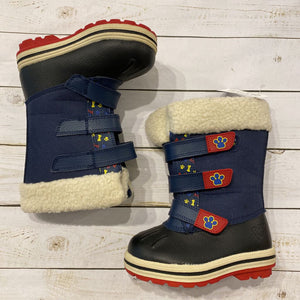 Size 7: Paw Patrol Navy Snow Boots