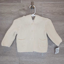 Load image into Gallery viewer, 3-6M: Cream Knit Hooded Cardigan
