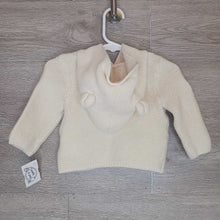 Load image into Gallery viewer, 3-6M: Cream Knit Hooded Cardigan
