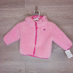 3-6M: Pink Plush Jacket