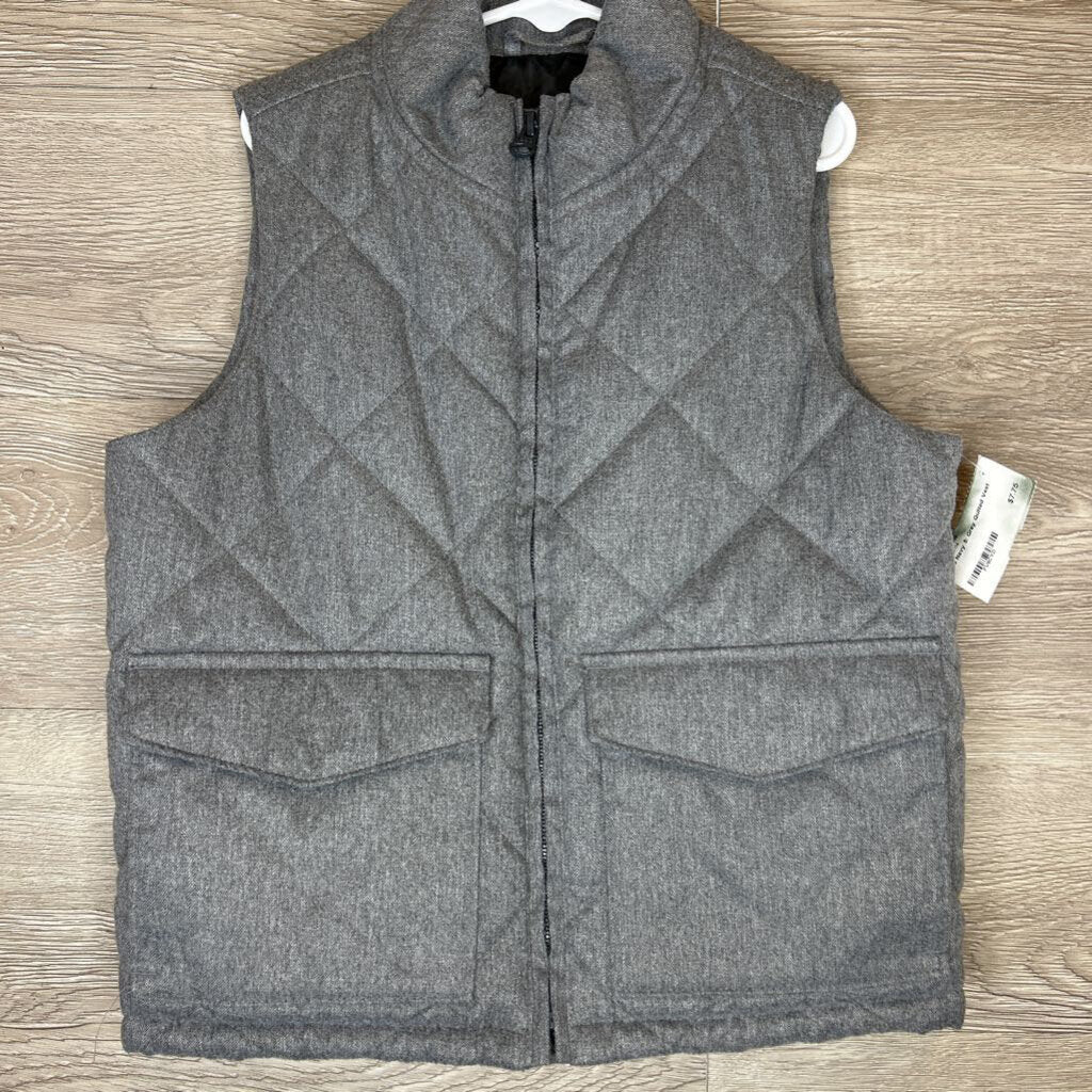 5: Grey Quilted Vest