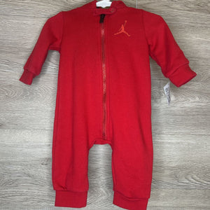 6M: Red Hooded Zip-Up Sweatsuit