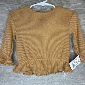 3-6M: Dijon Ribbed Knit L/S Top