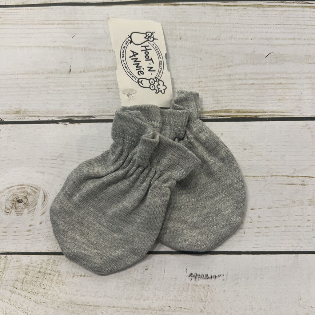 Grey Infant Mittens