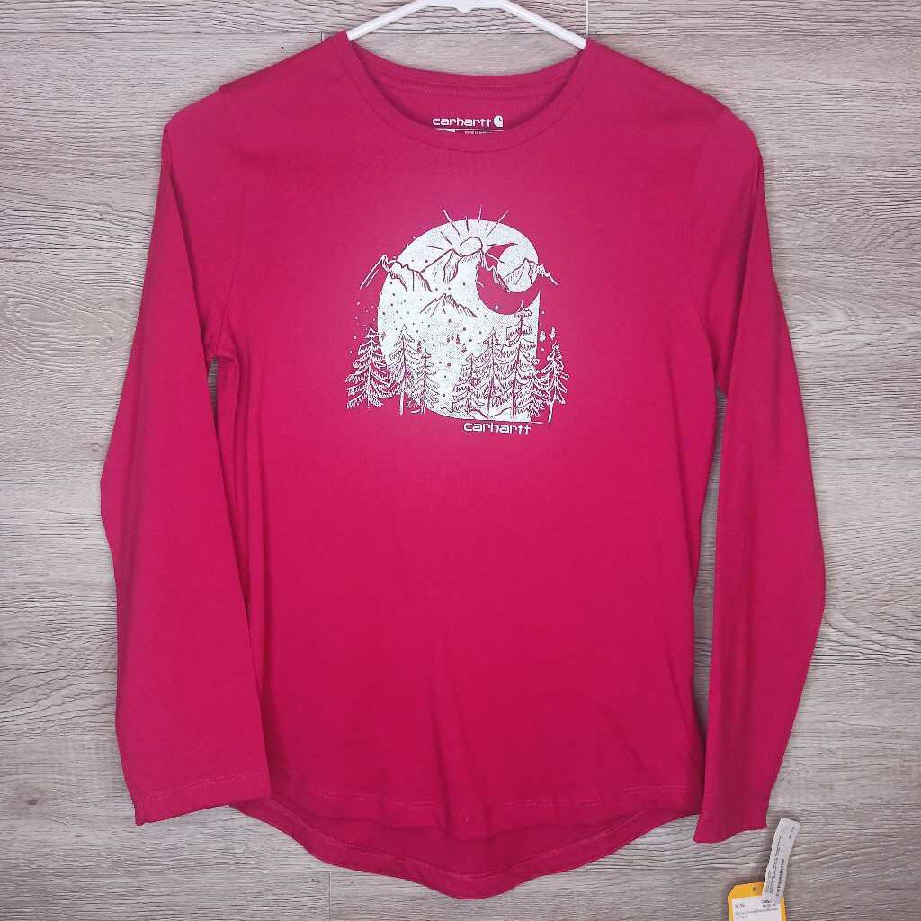 10: NWT Raspberry Winter Scene L/S Top