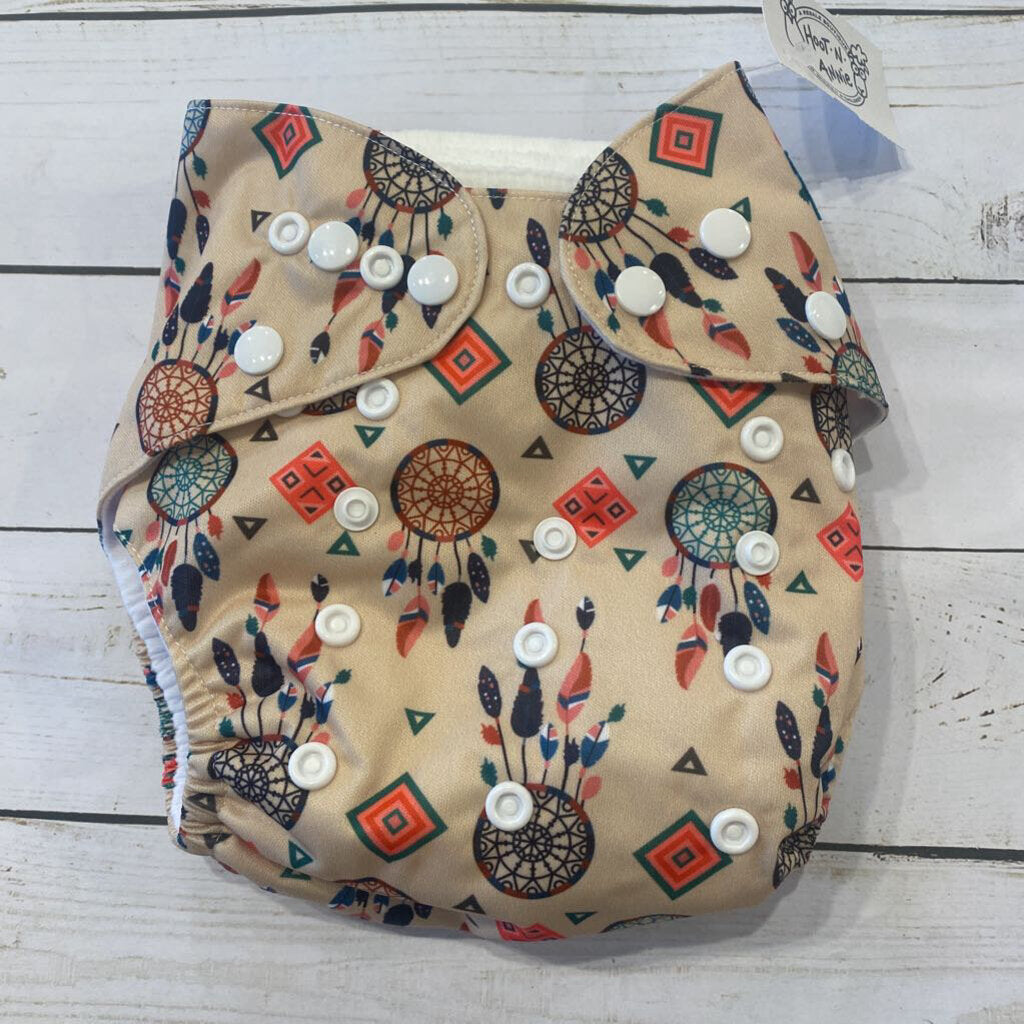 NEW Alva Cloth Diaper w/ Insert - Dream Catcher