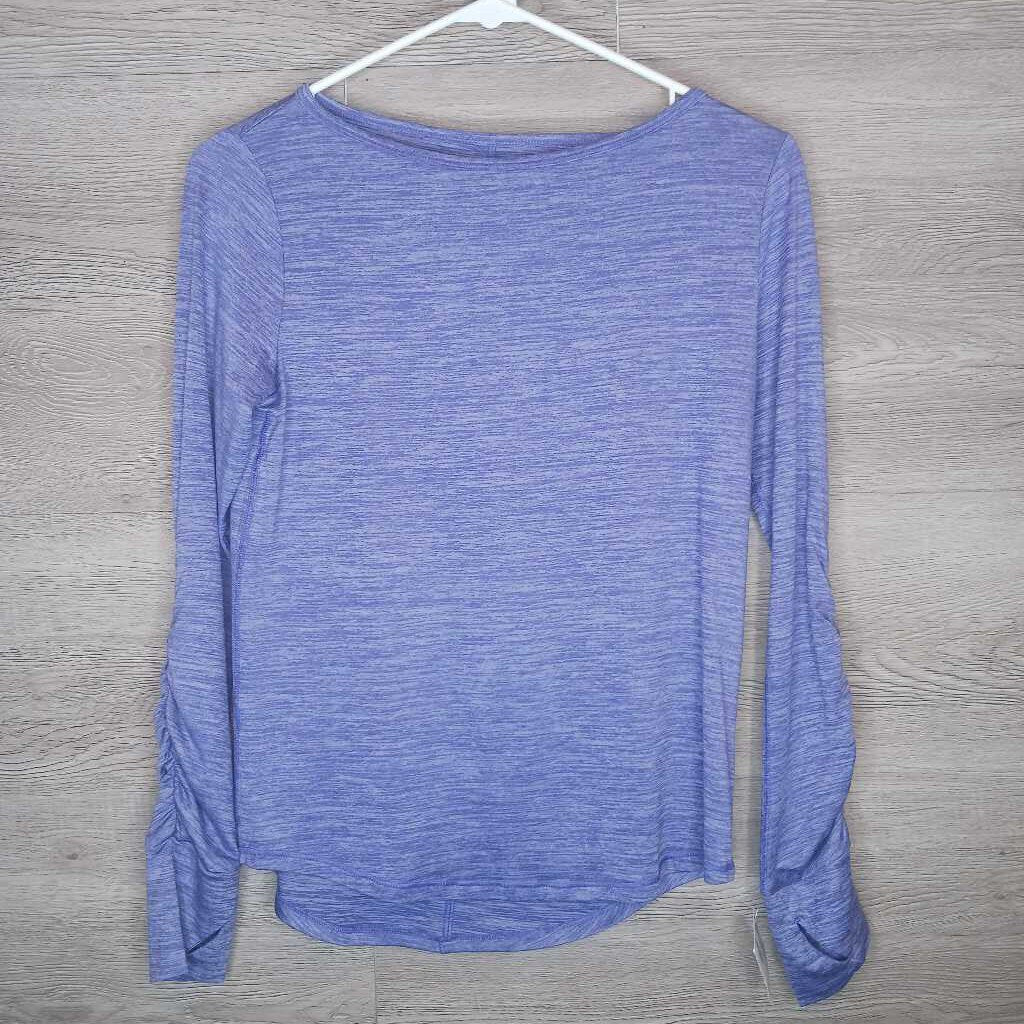 10/12: NWT Purple Heather L/S Athletic Top