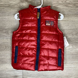 12M: Red Zip-Up Vest