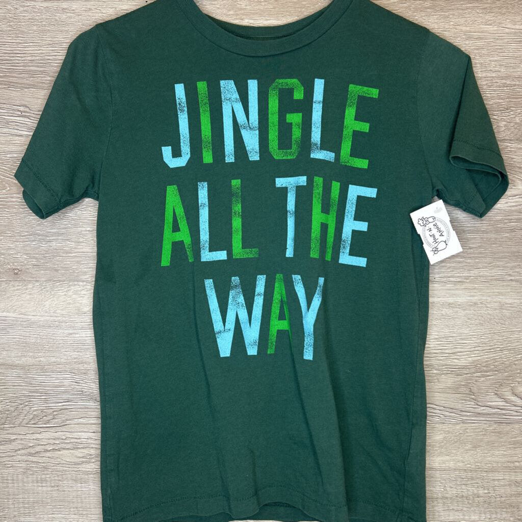 8: Dark Green Jingle All the Way Tee